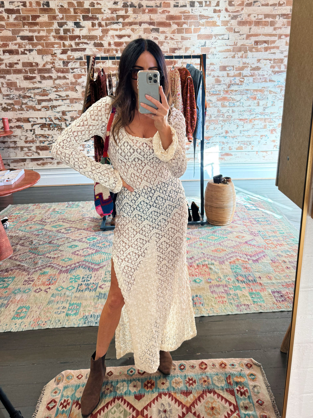 Chablis Cloque Lace Dress | Boteh