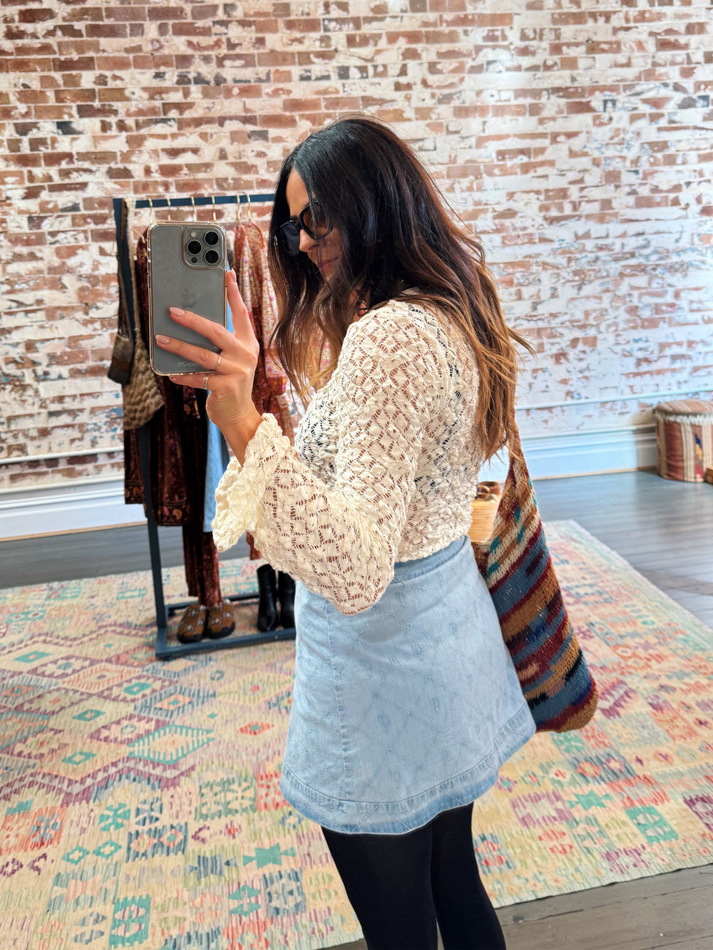 Dylan Wrap Mini Skirt | Boteh