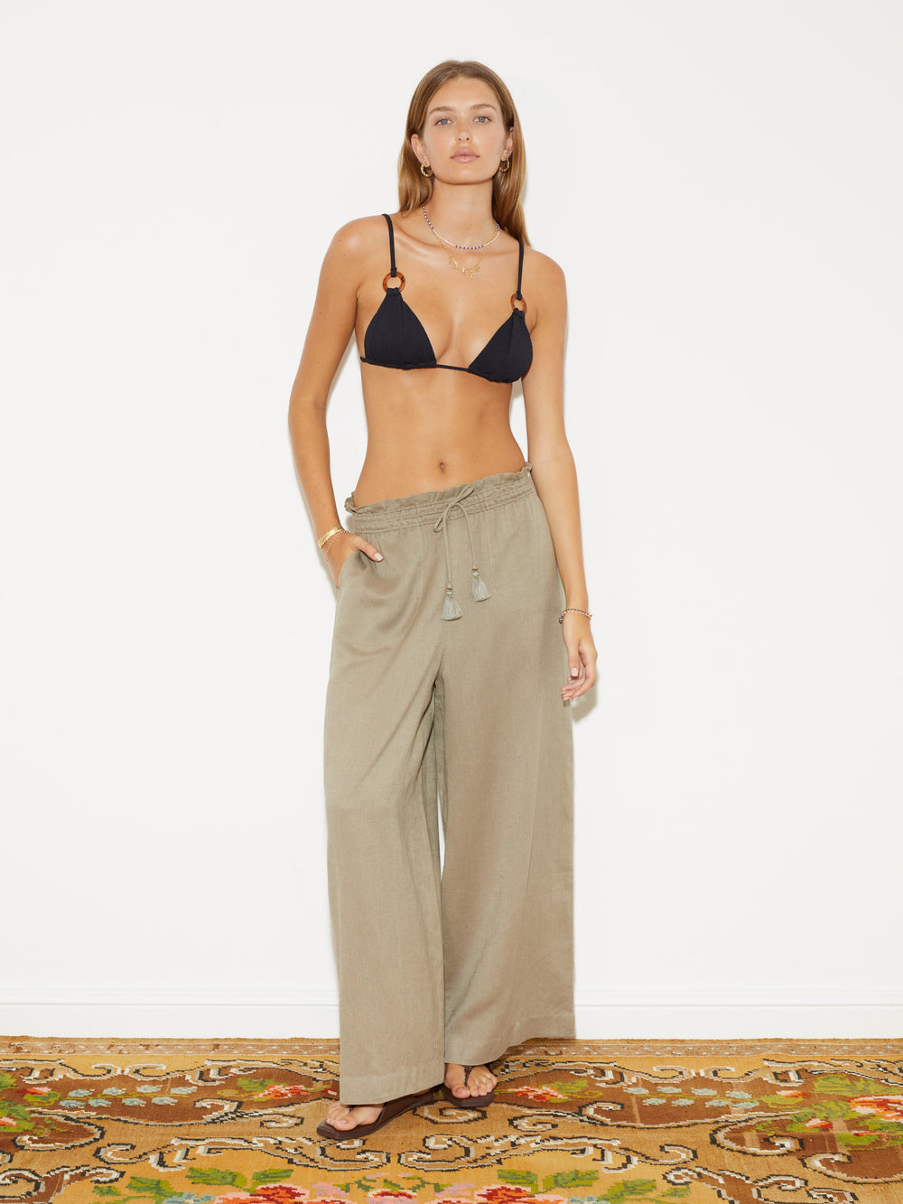 Paper Bag High Waist Pant | Boteh