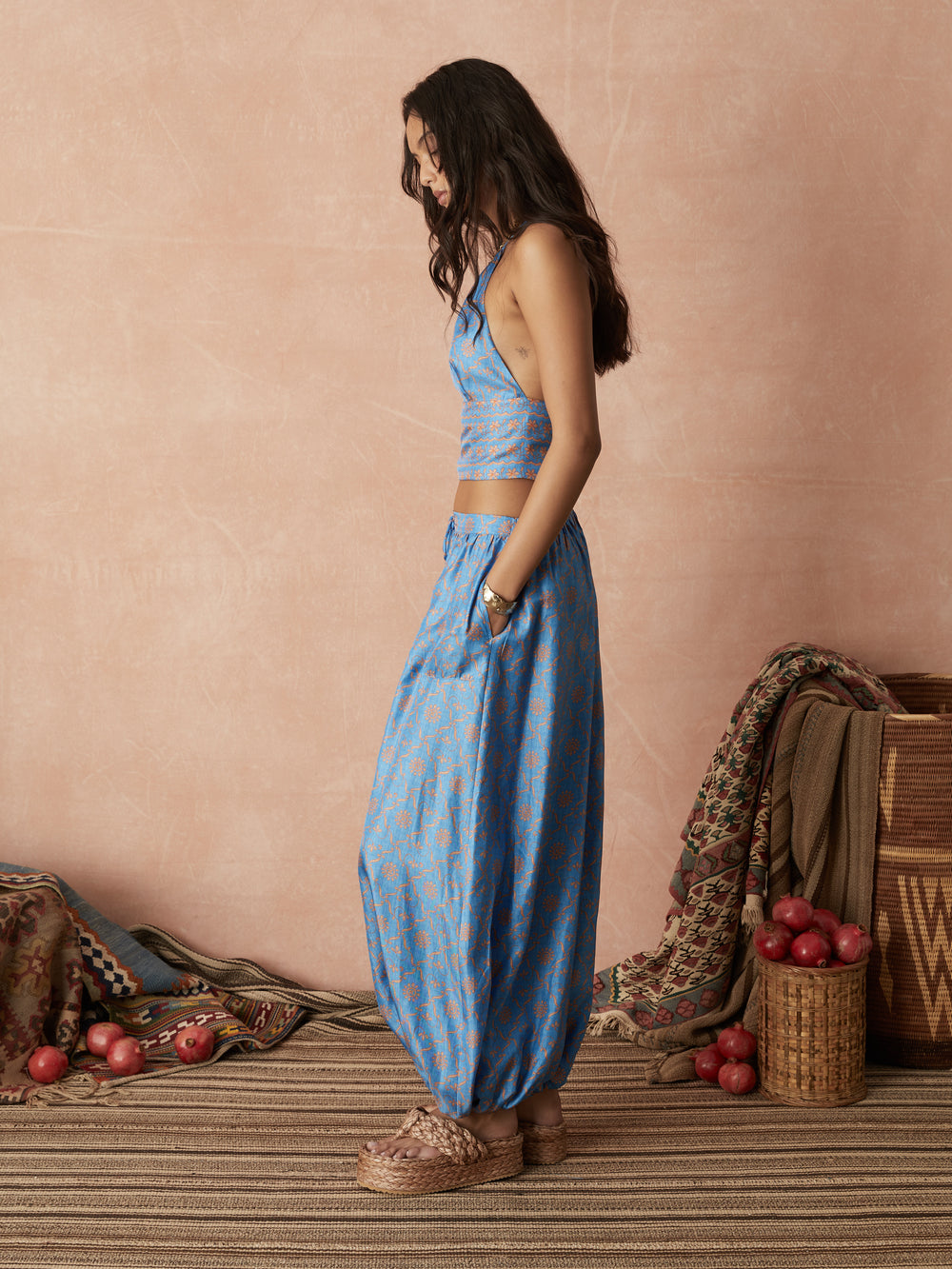 serin silk balloon pant | Boteh