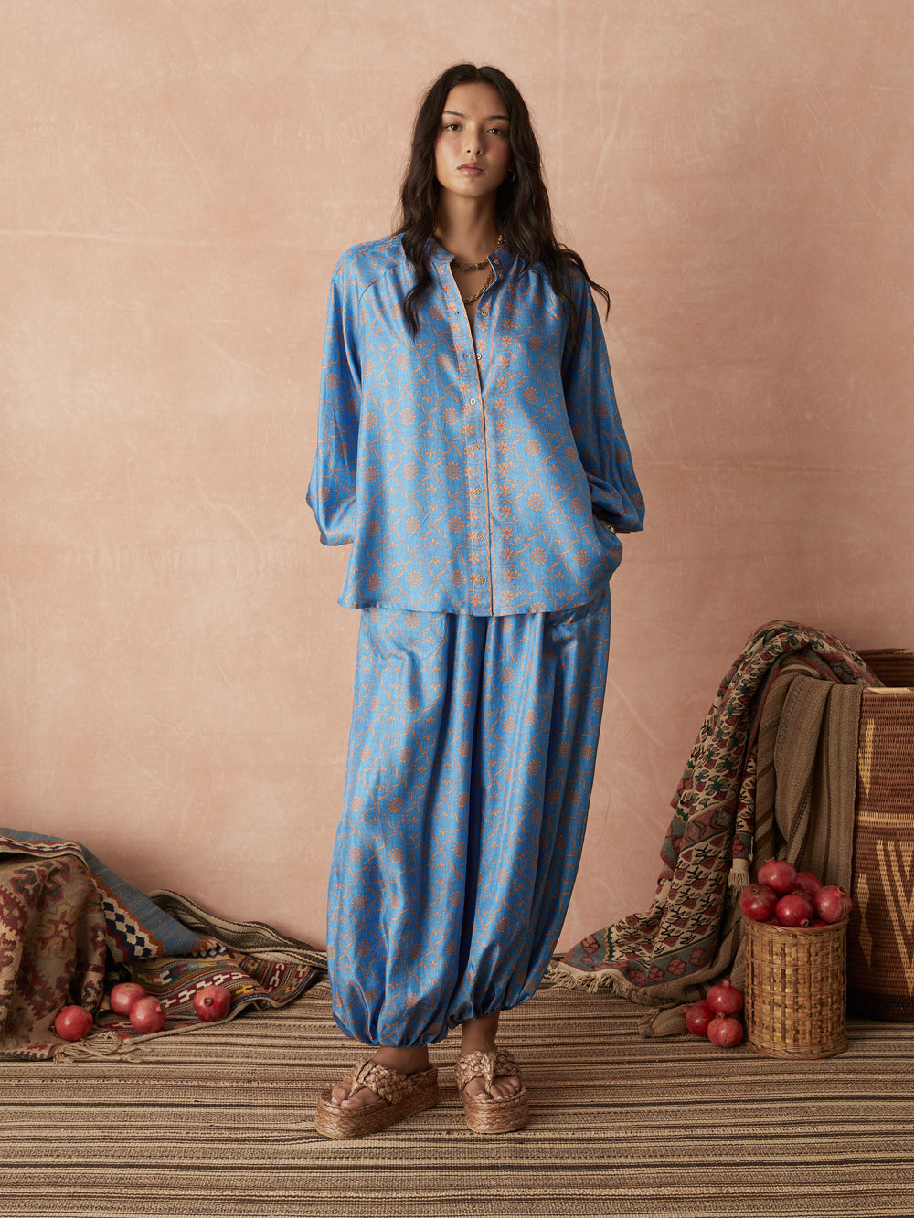 serin silk blouse