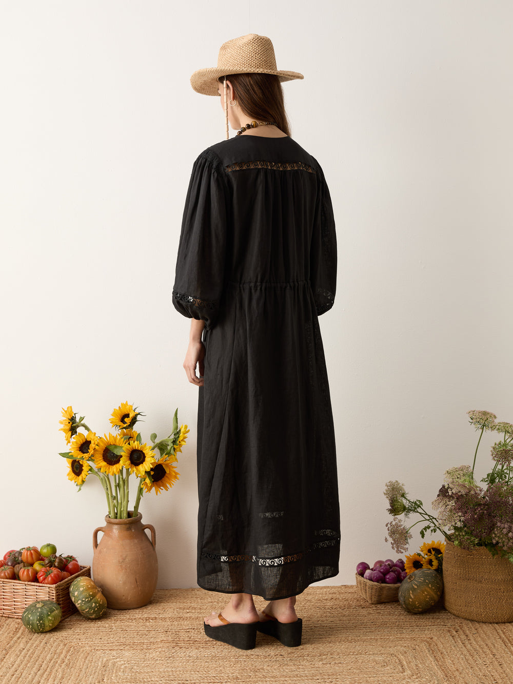 atlas maxi smock dress | Boteh