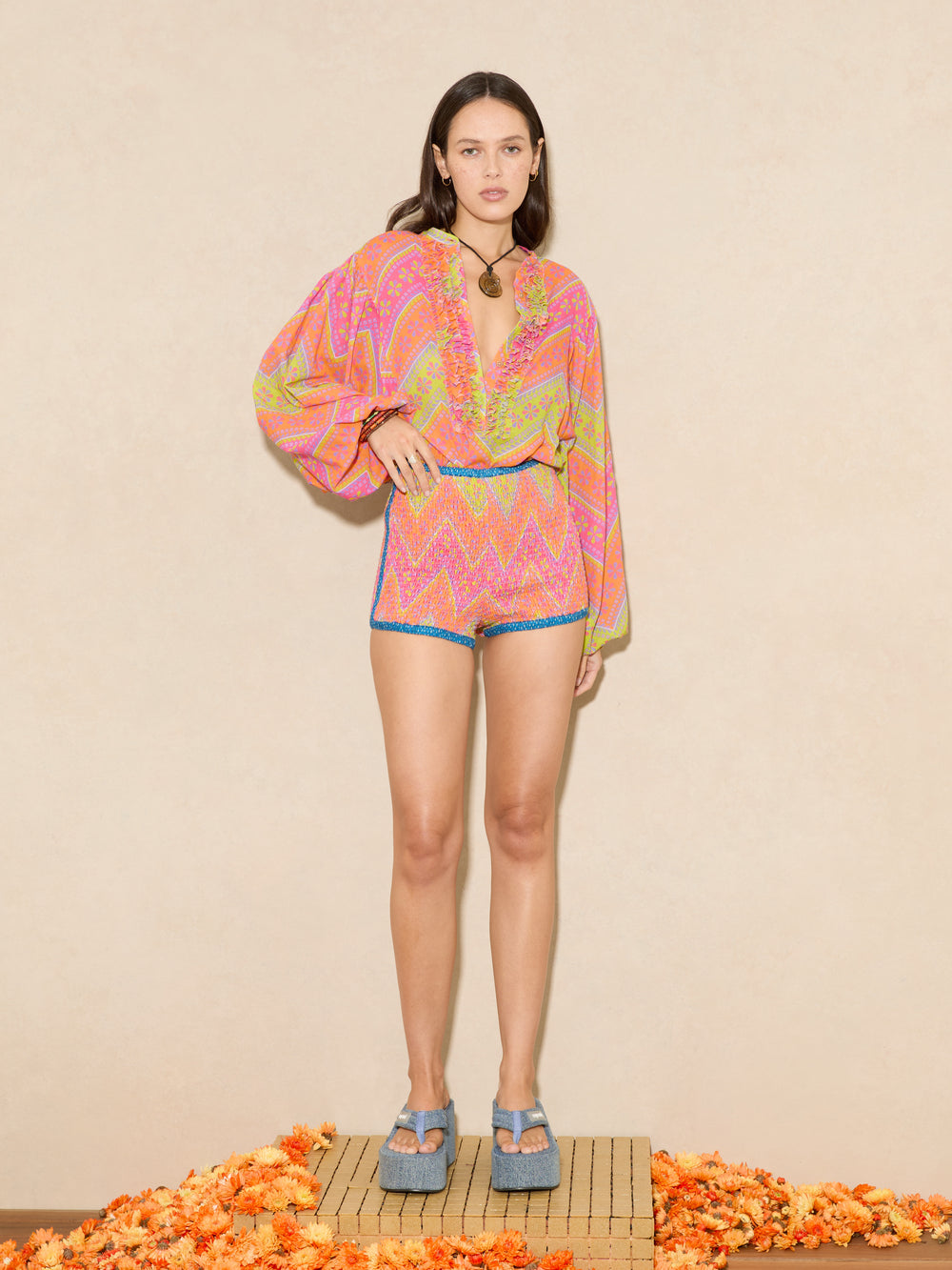 Orsay Shirred Hotpant | Boteh