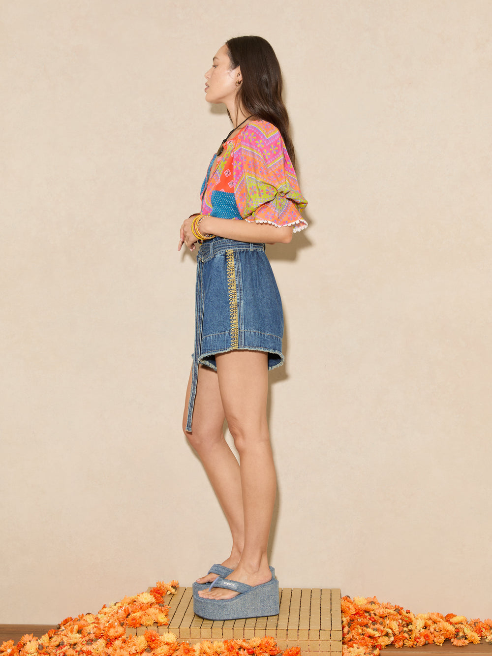 septime short w belt | Boteh