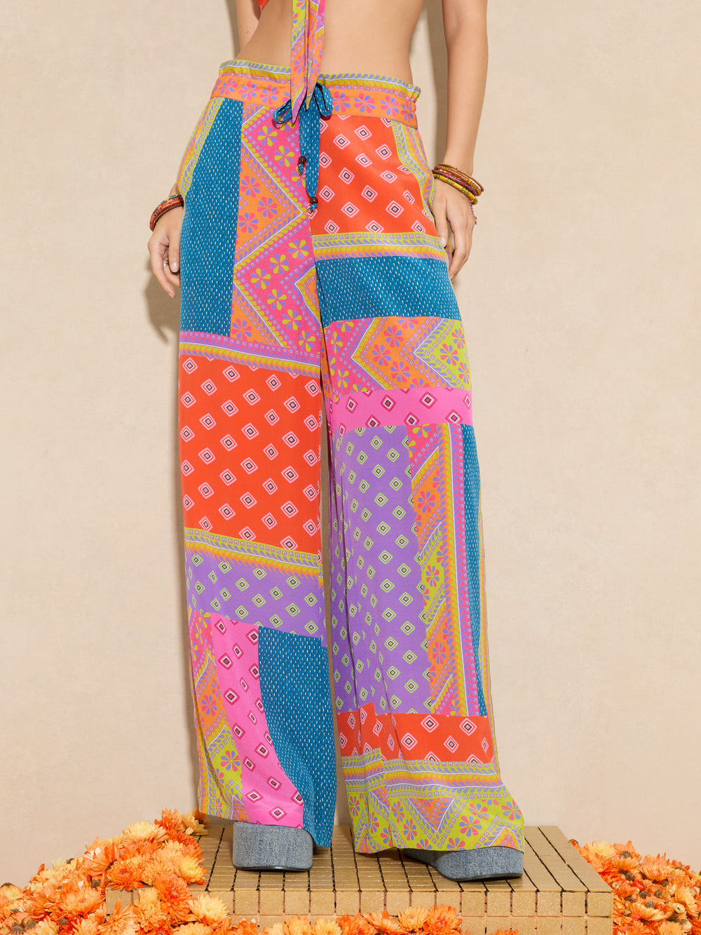 Rani Silk Wide Leg Pant