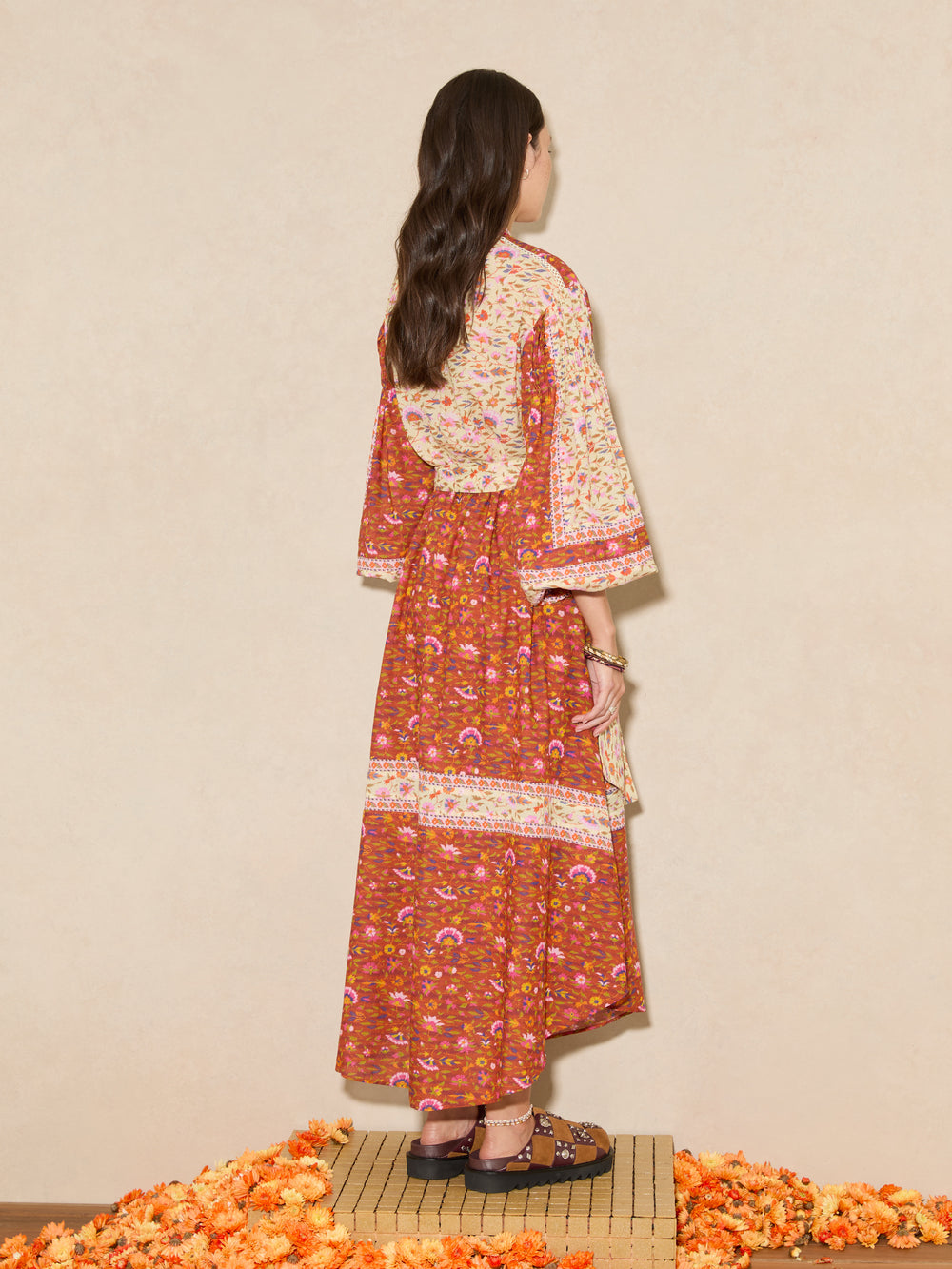 Soraya Midi Smock dress | Boteh