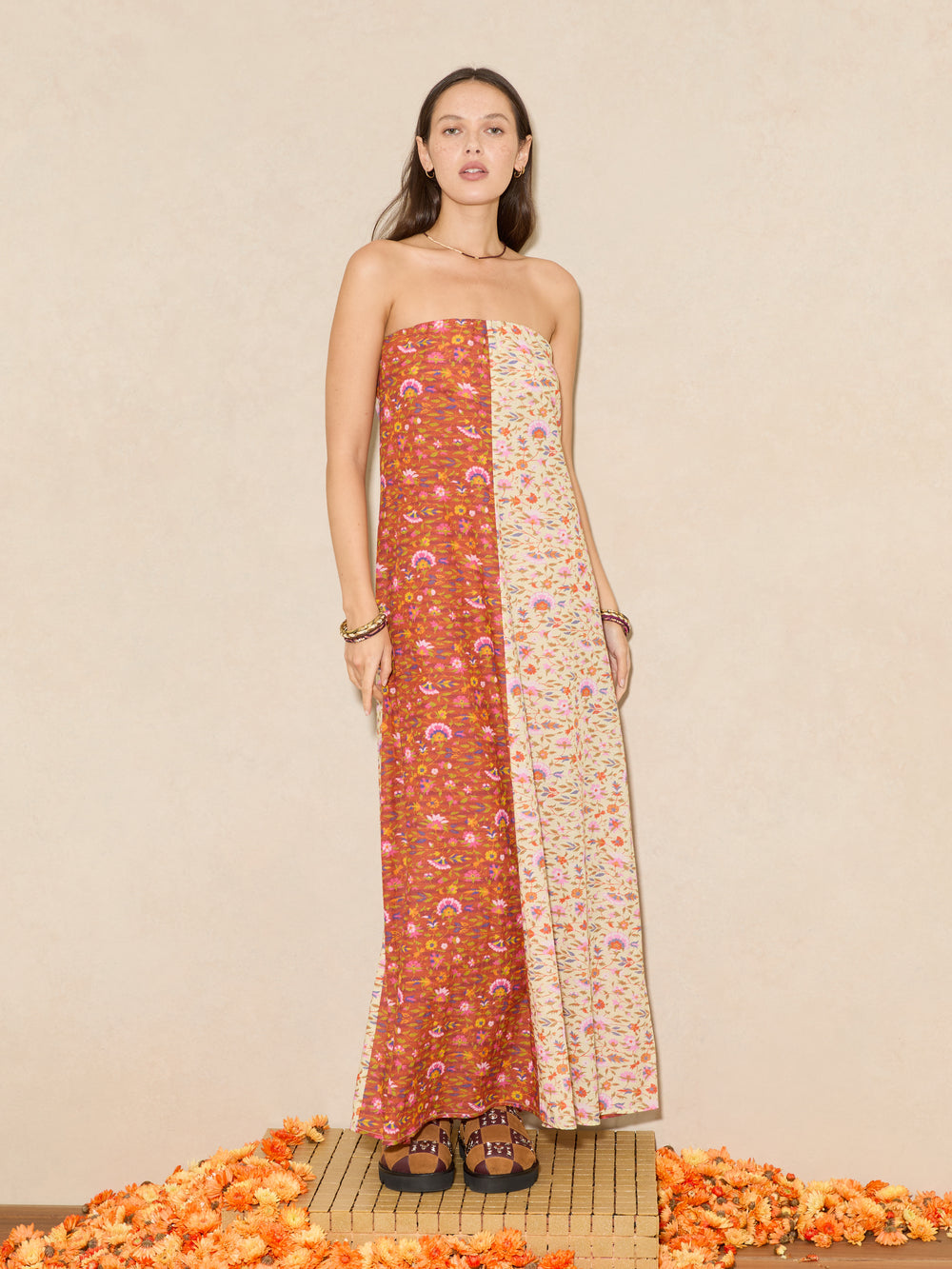Soraya Strapless Maxi Dress | Boteh
