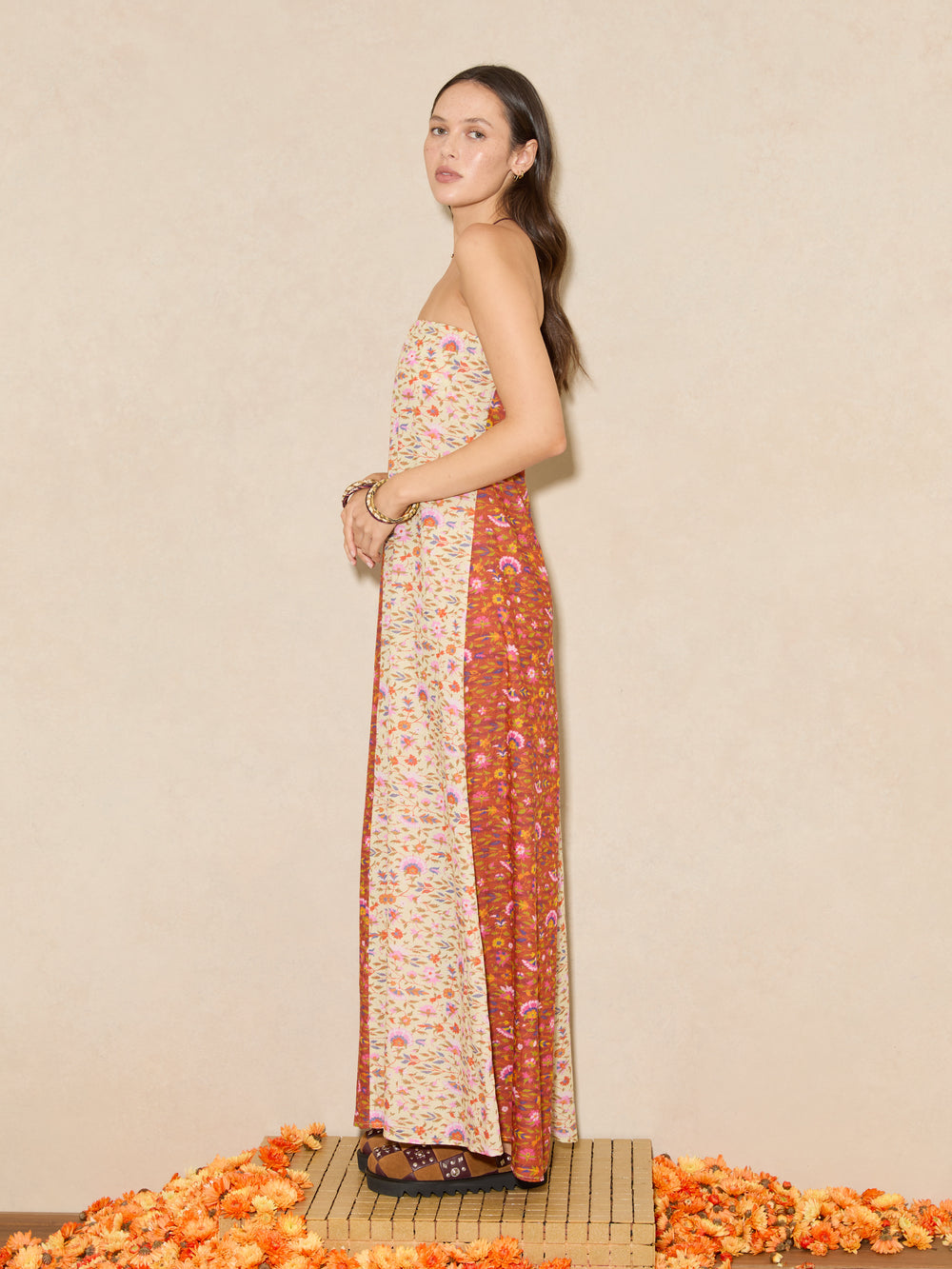 Soraya Strapless Maxi Dress | Boteh
