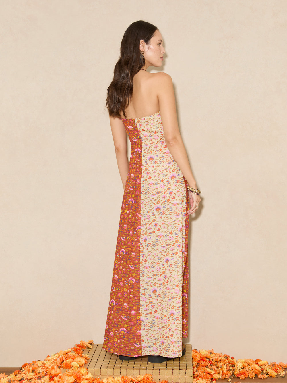 Soraya Strapless Maxi Dress | Boteh