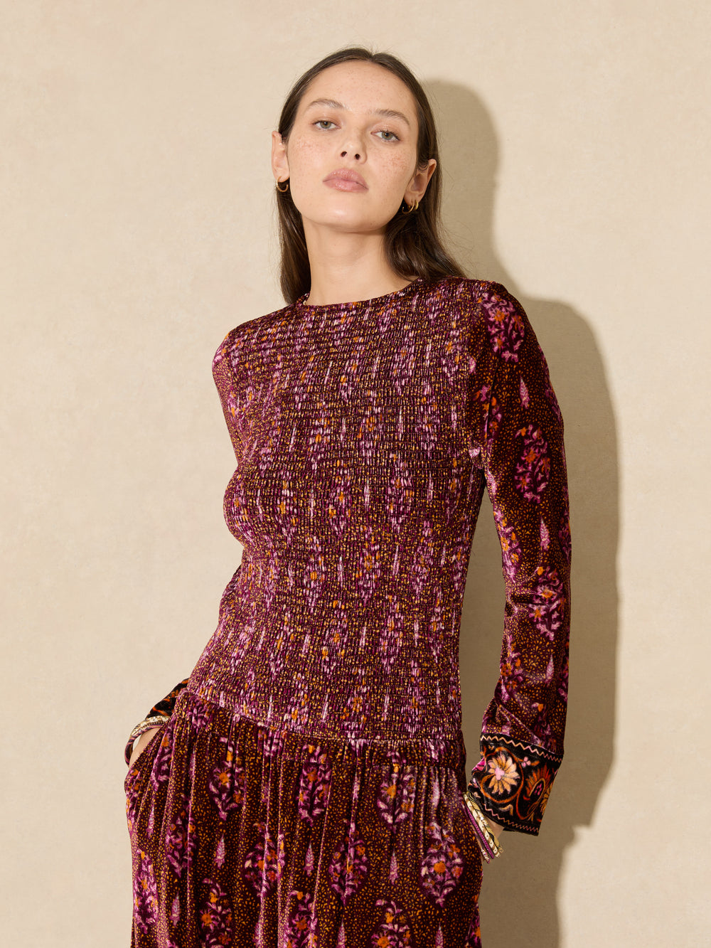 Rivoli Shirred Top | Boteh