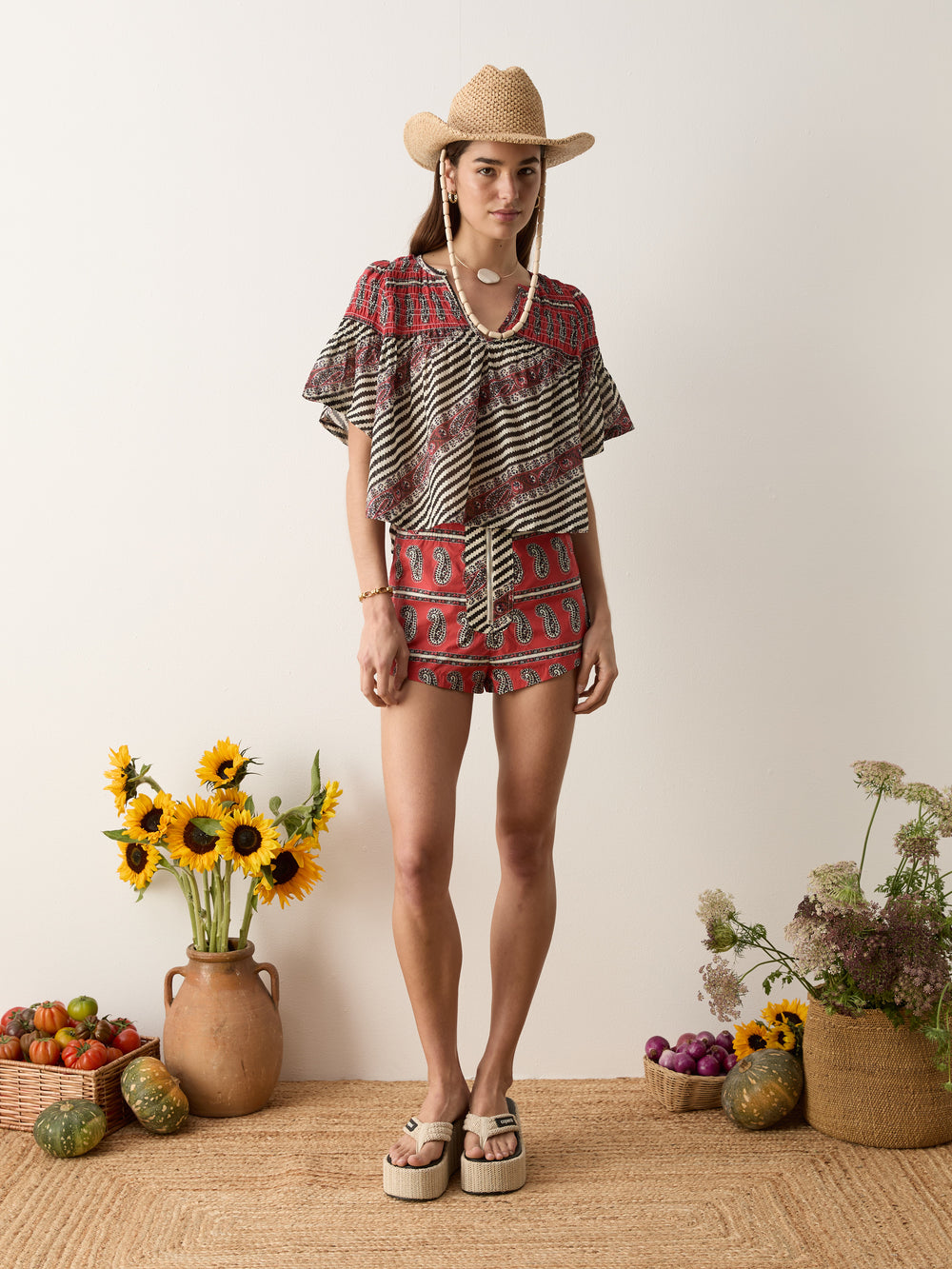 marquee fluted blouse | Boteh