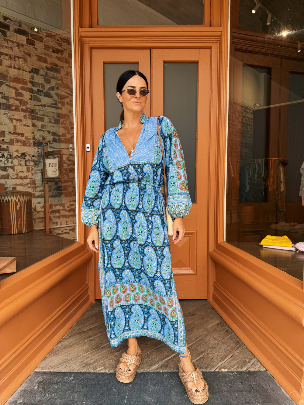 Onda Maxi Smock Dress