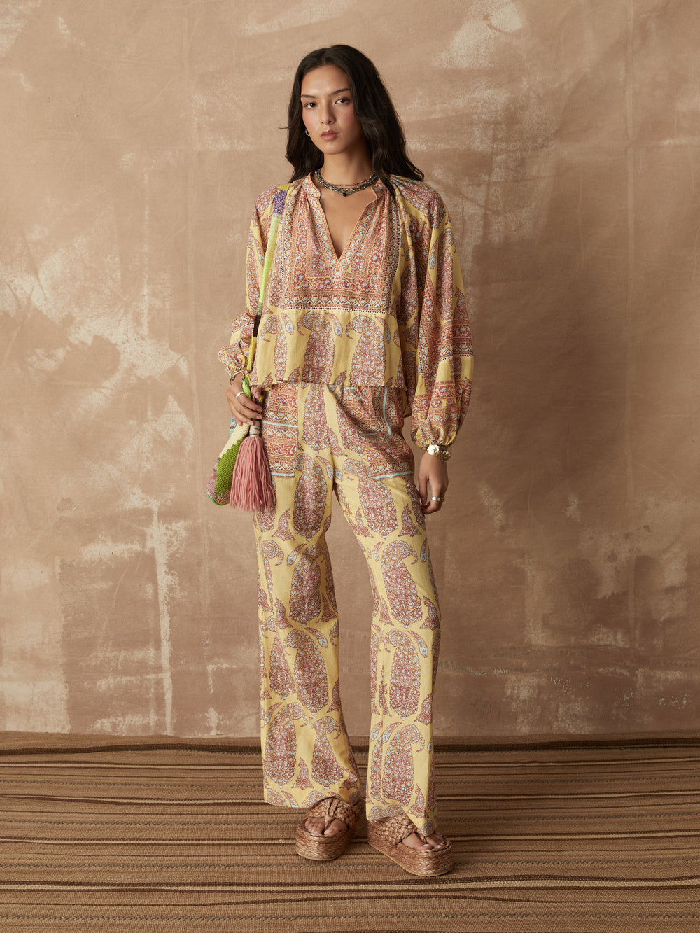 calico tailored pant