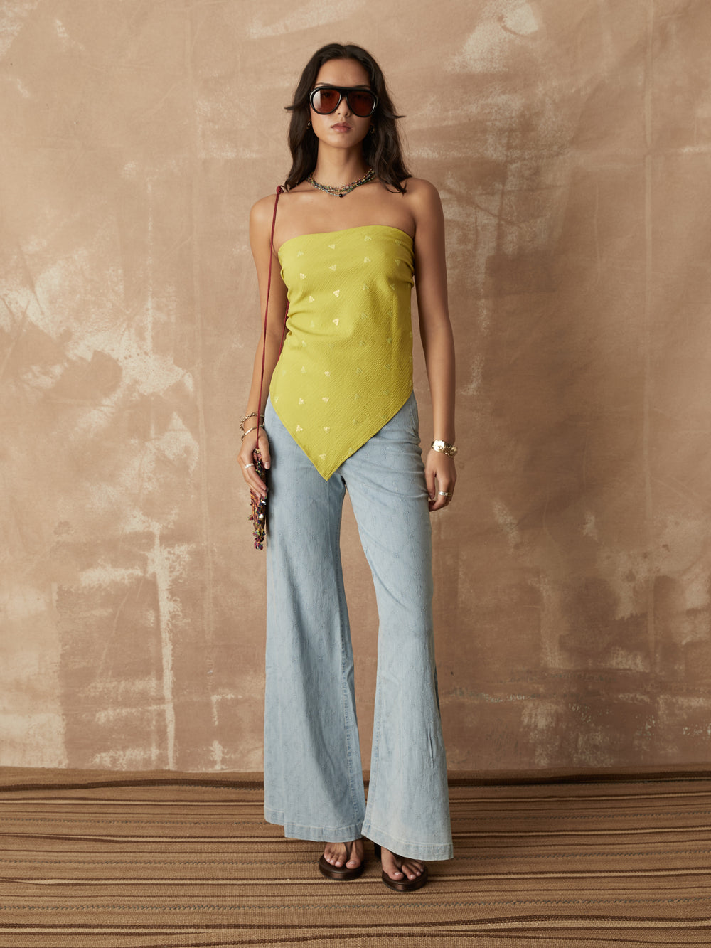 Dylan Embroidered Flare