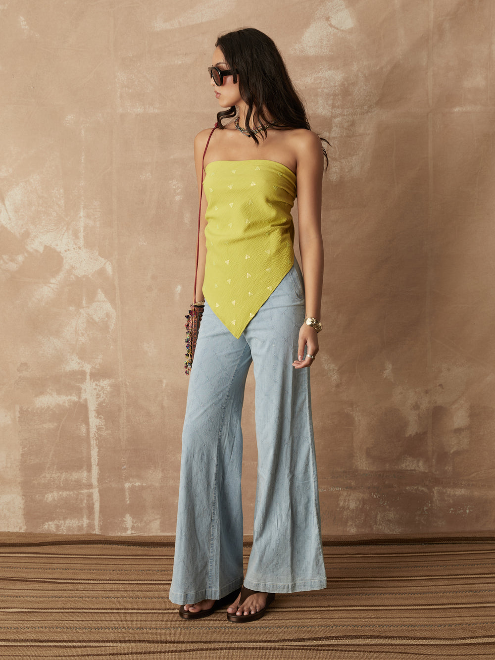 Dylan Embroidered Flare