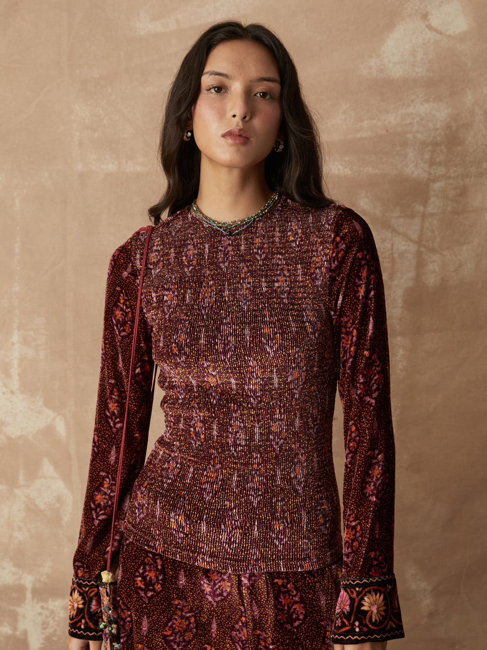 Rivoli Shirred Top | Boteh