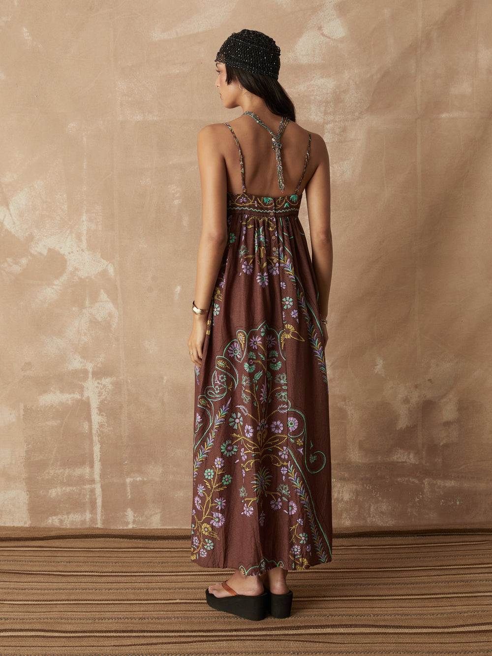 darjeeling maxi bodice dress | Boteh