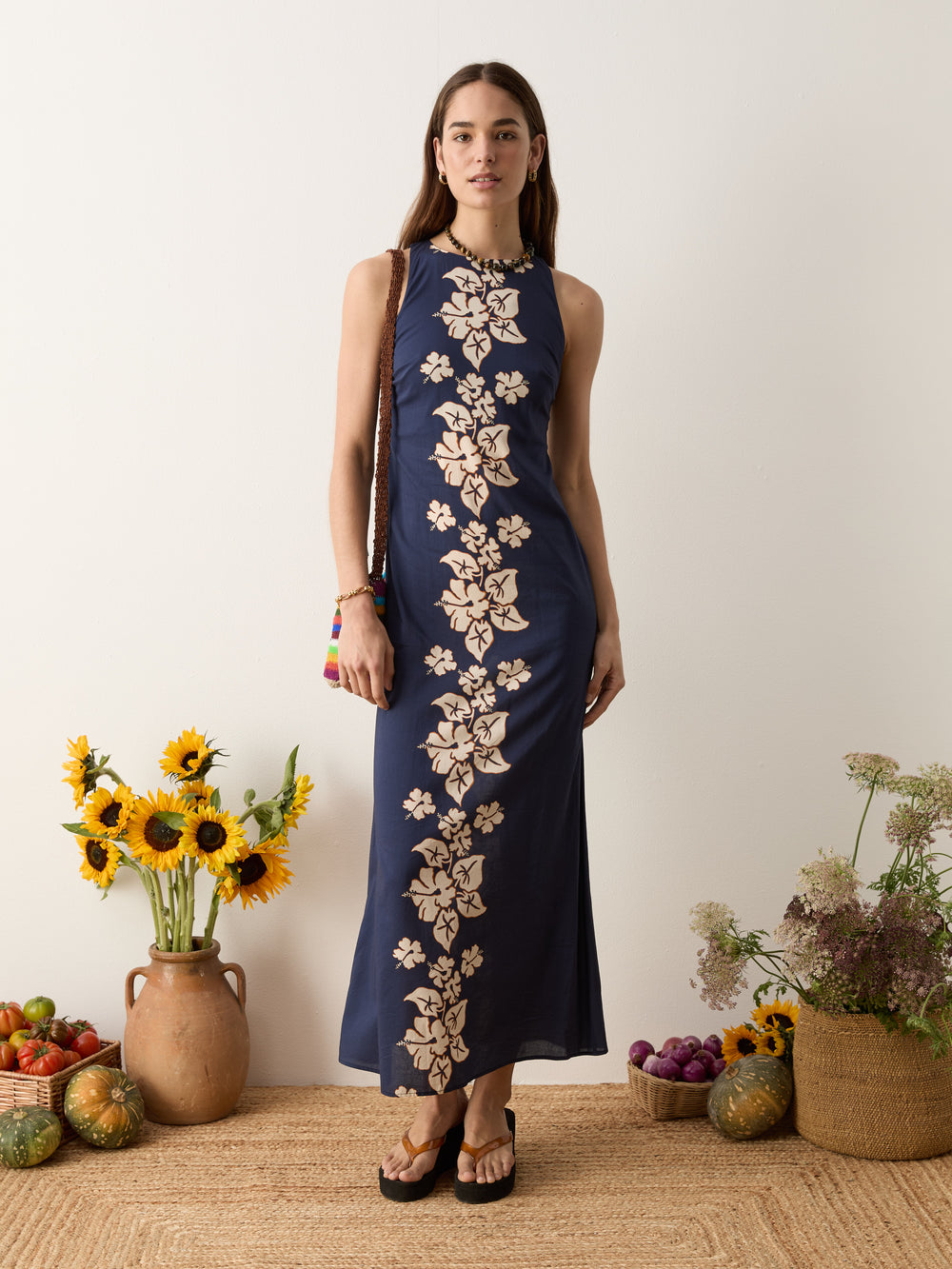 palmetto column maxi dress | Boteh