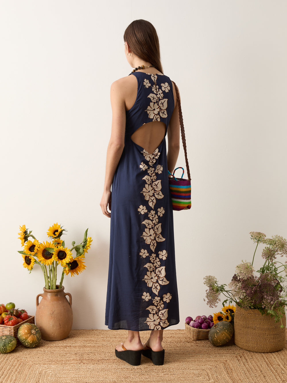 palmetto column maxi dress | Boteh