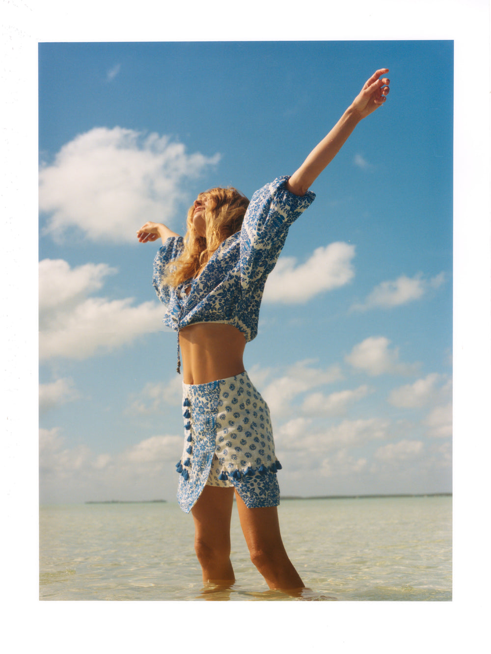 Petale Off Shoulder Crop | Boteh