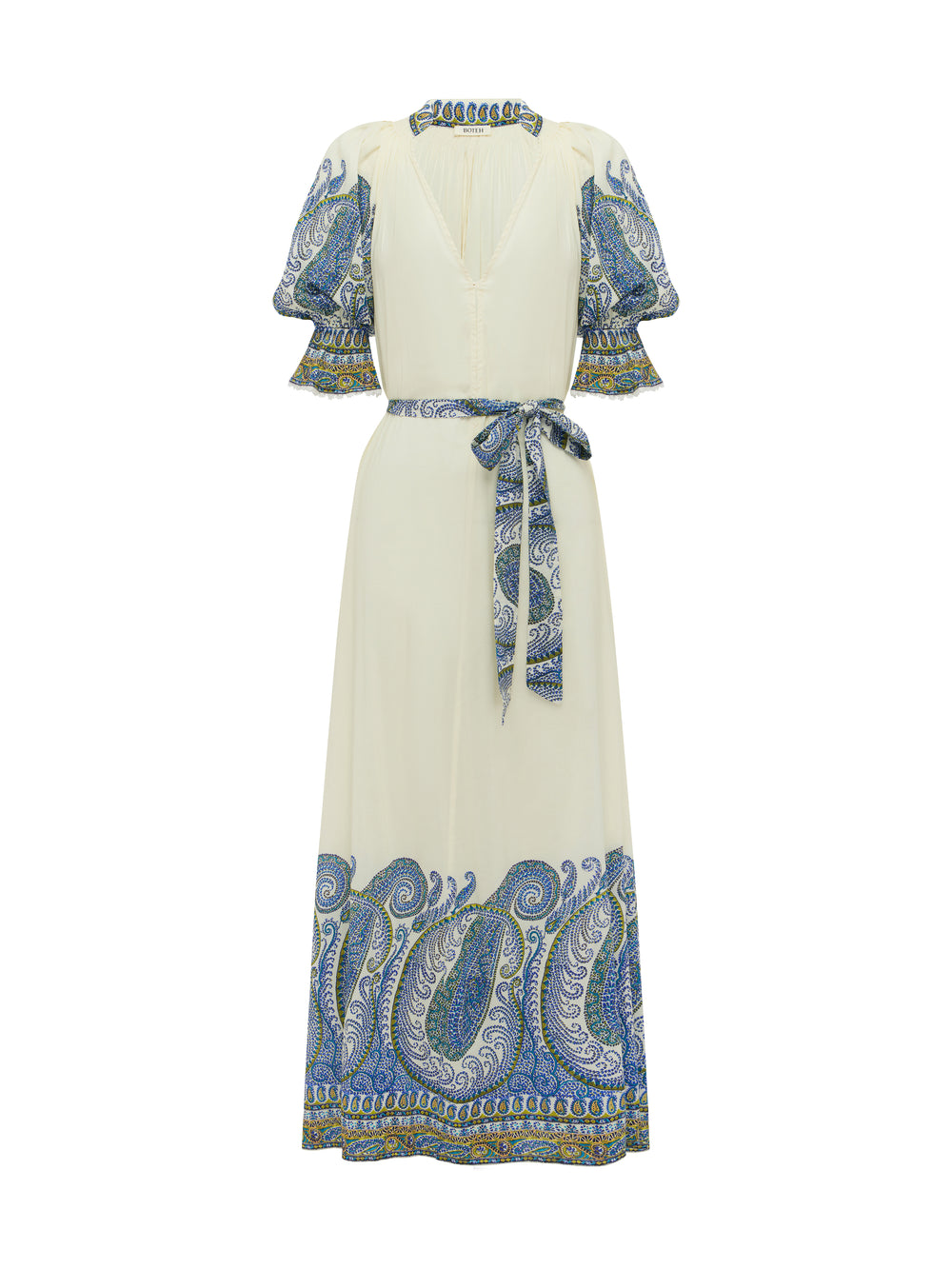 arcadia paisley puff sleeve maxi dress | Boteh
