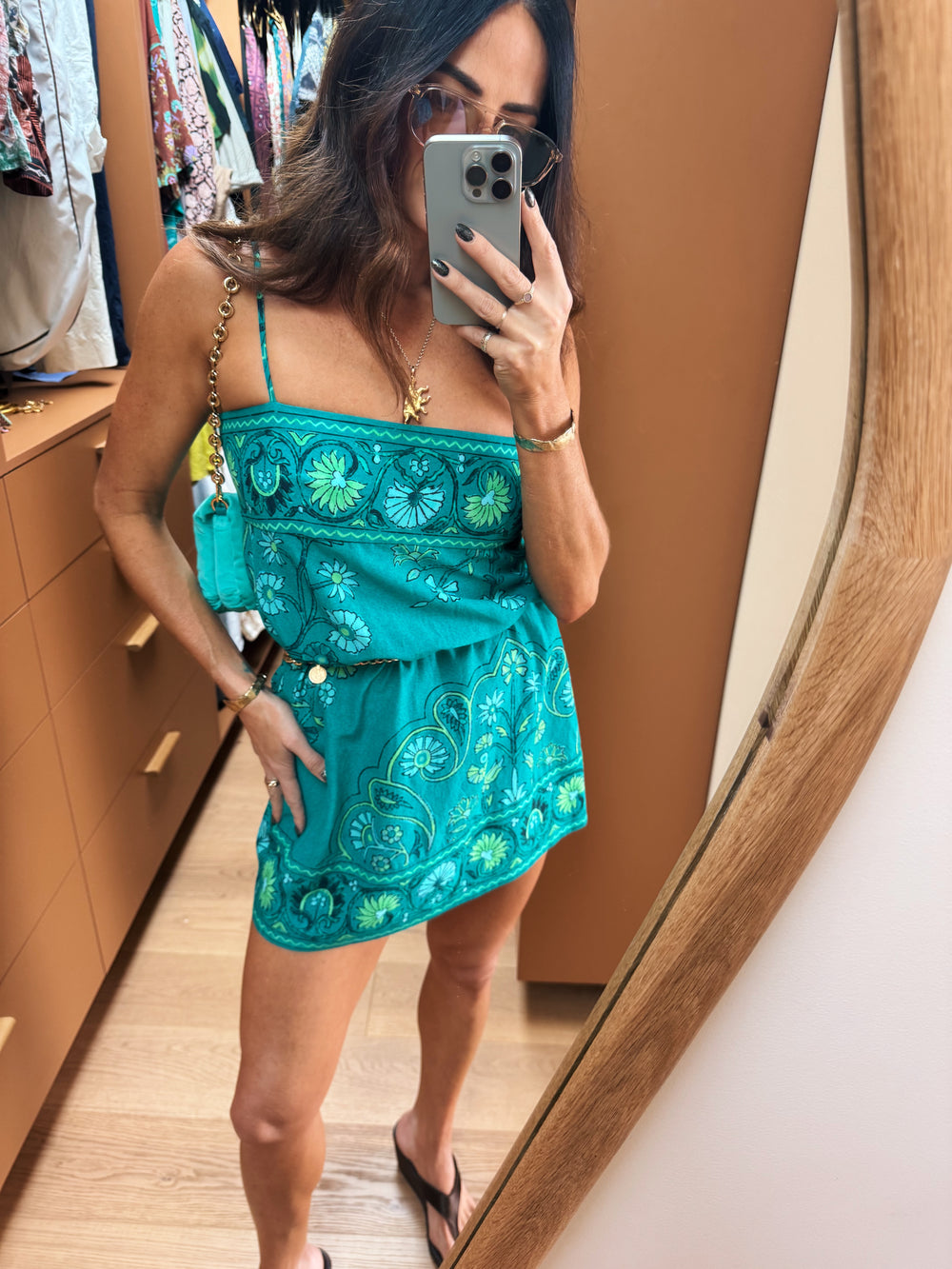 darjeeling mini strappy dress | Boteh