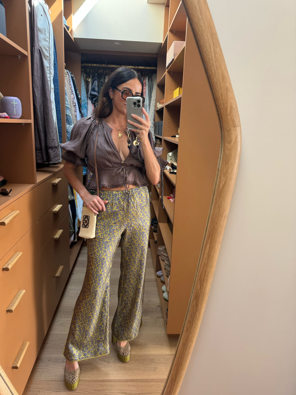 verve drawstring pant w split | Boteh