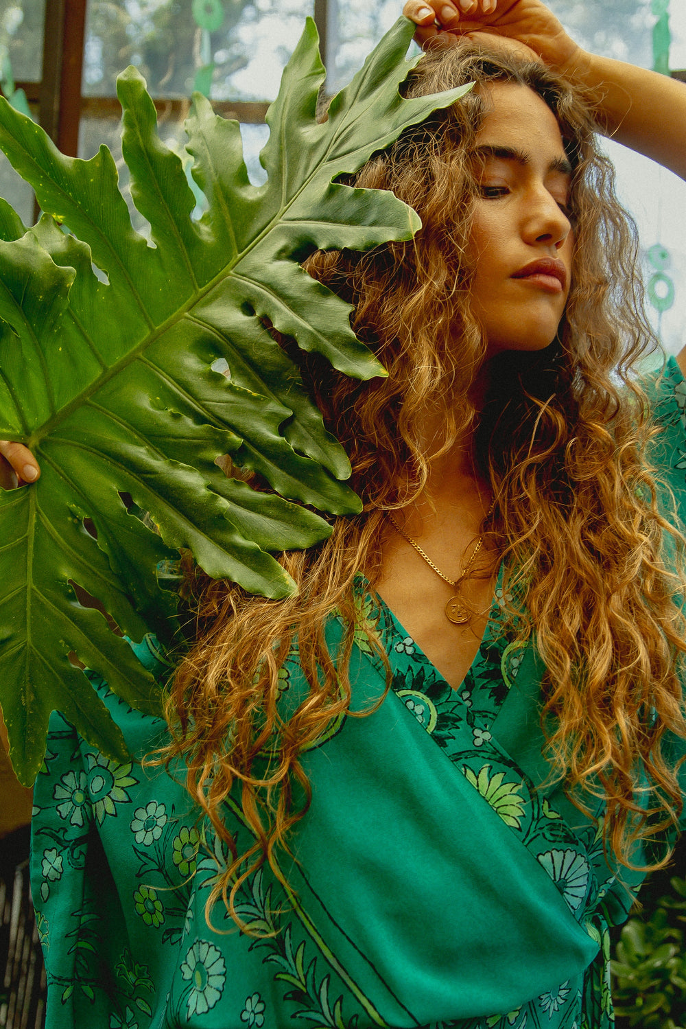 darjeeling silk robe mini dress | Boteh