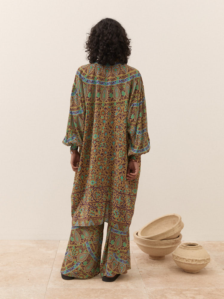 Celil Silk Robe | Boteh